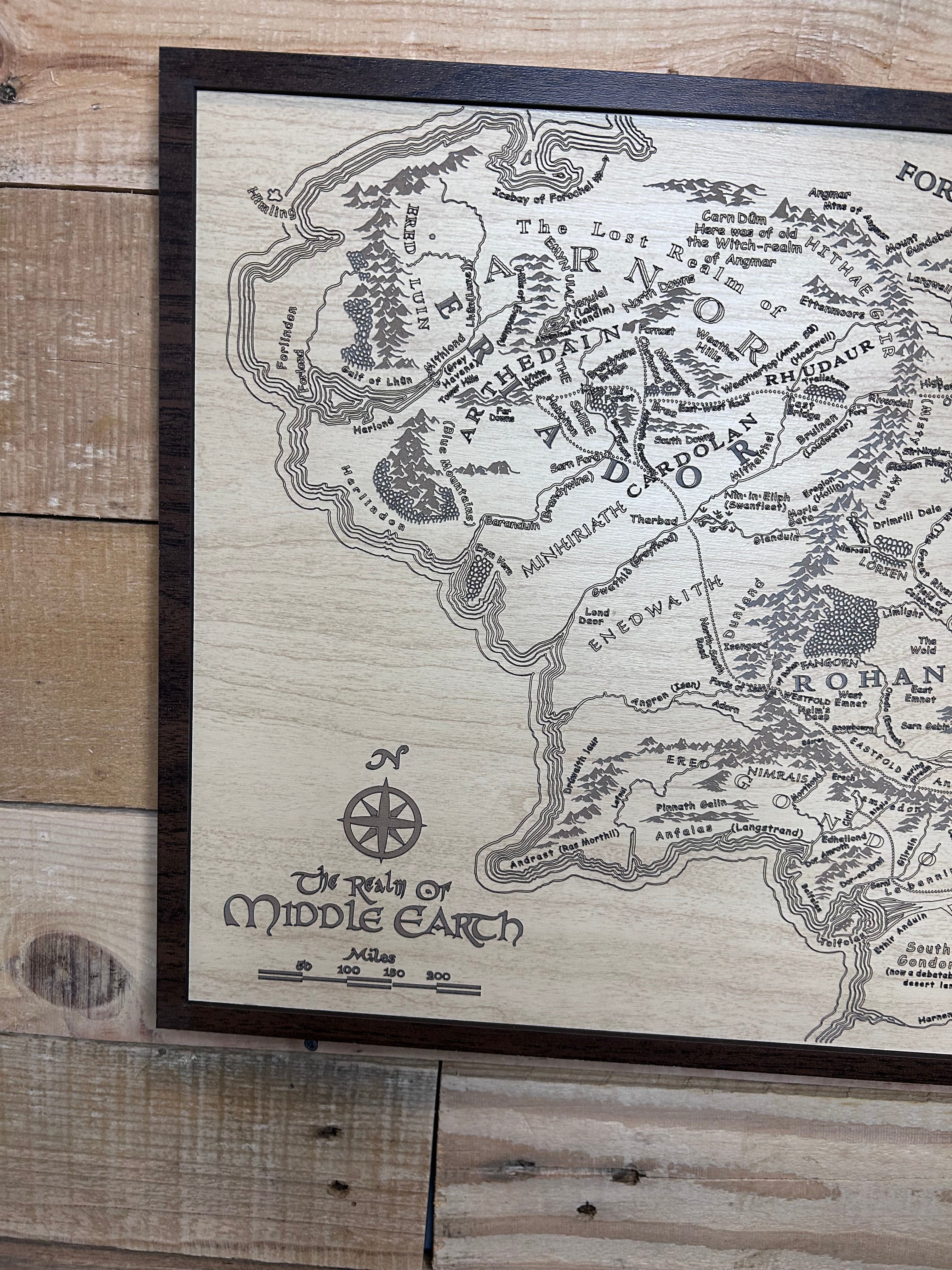 Lord of the Rings Map | Middle Earth