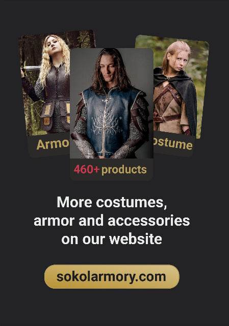 Ubbe viking body armor (Vikings) - S