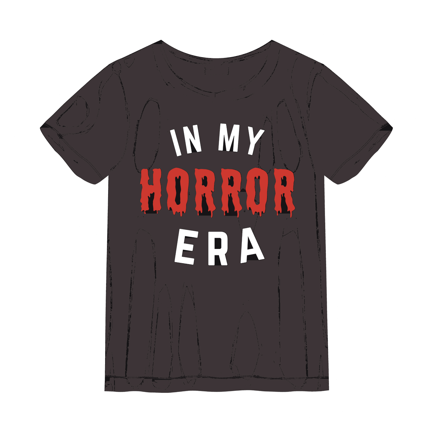 In My Horror Era Tee (Curved) - Small / Red