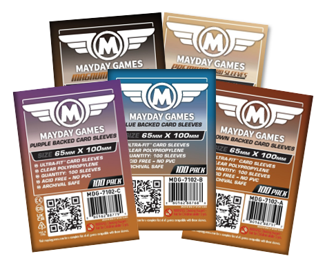 "7 Wonders" Compatible Game Card Sleeves Magnum Ultra-Fit (65x100mm)