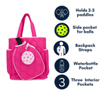 Fifth Ave Pickleball Convertible Tote Bag/Backpack - Admiral Navy