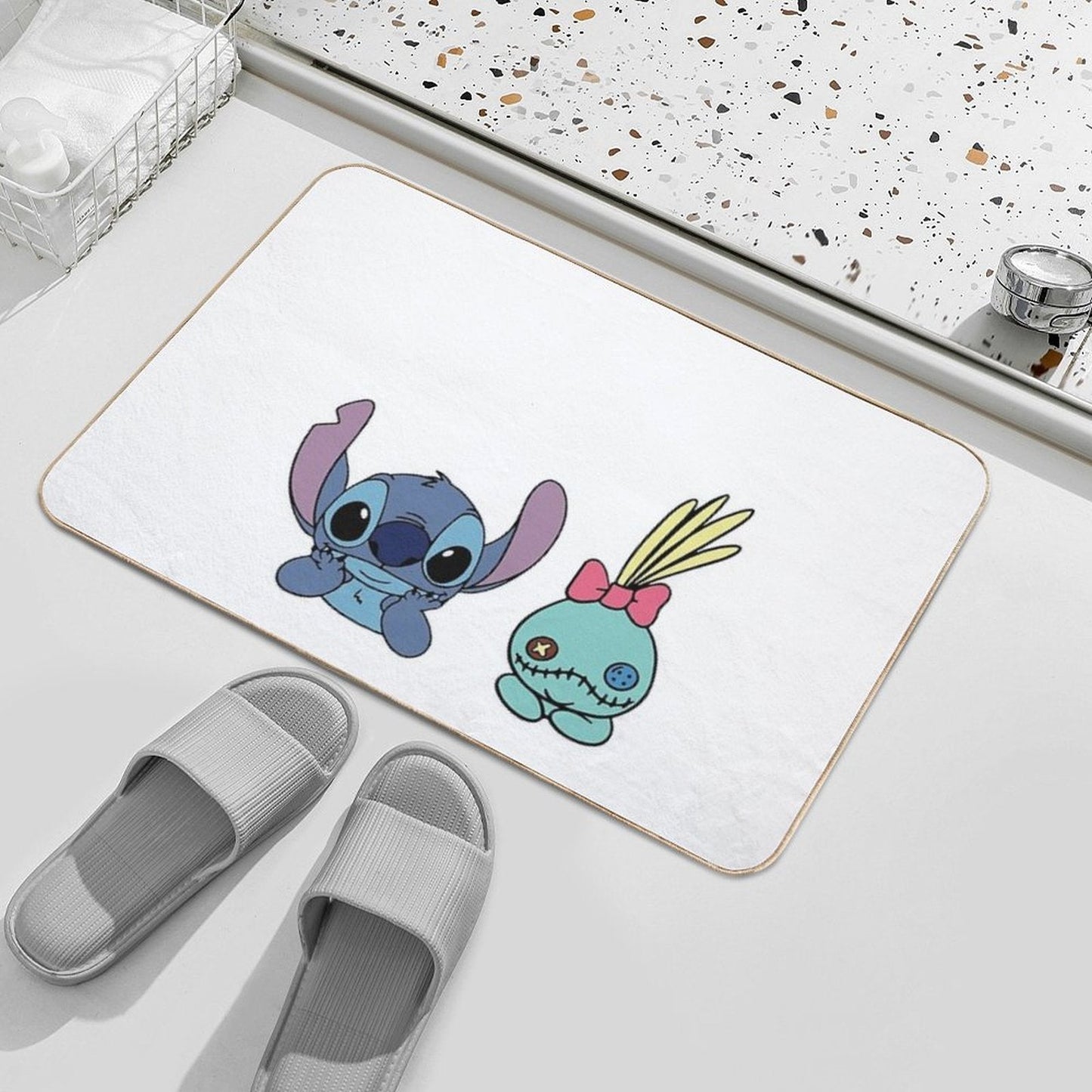 Stitch And Scrump  Dirt-Trapping Bath Mat