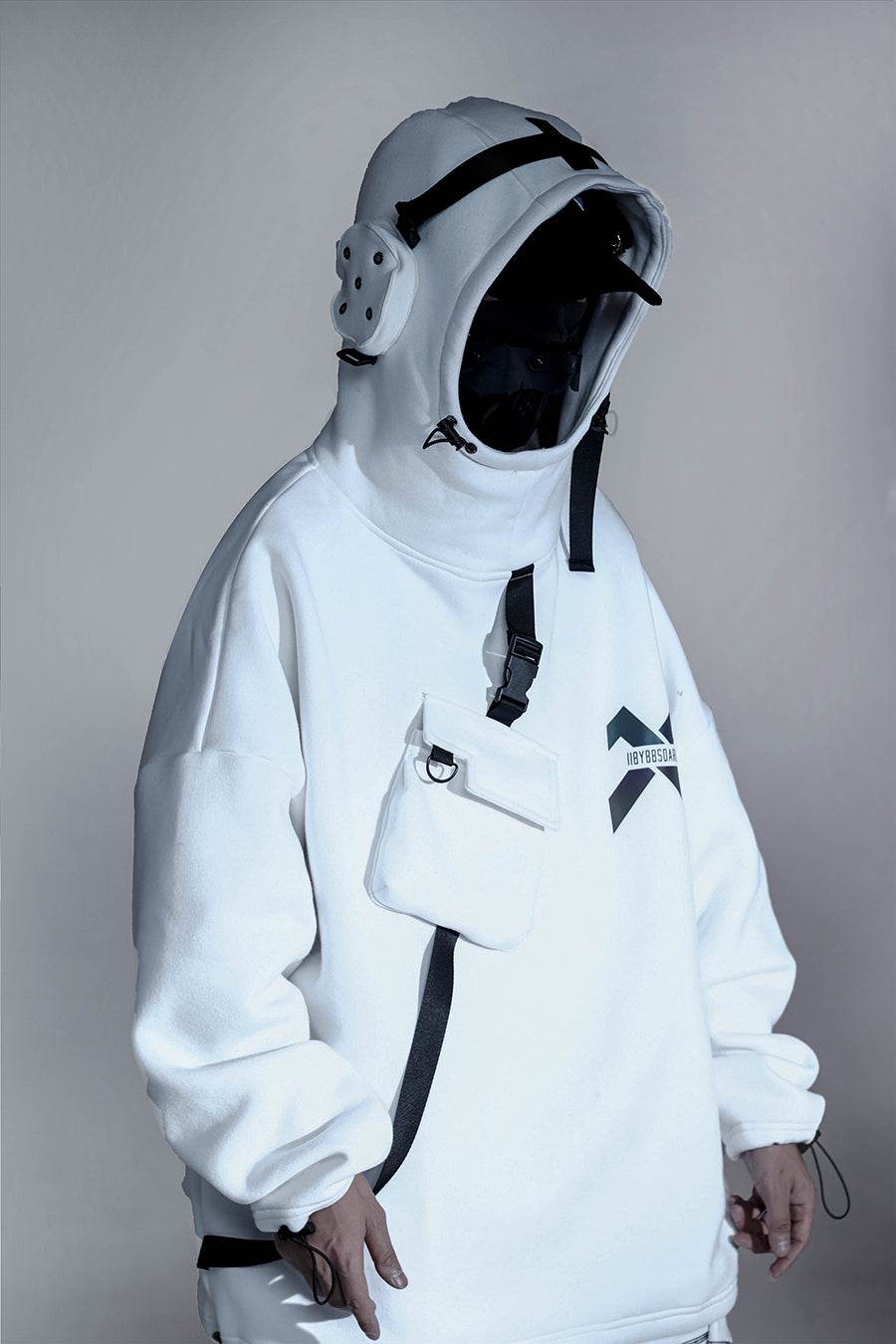 HiH13 Secret X Hoodie - Black / M