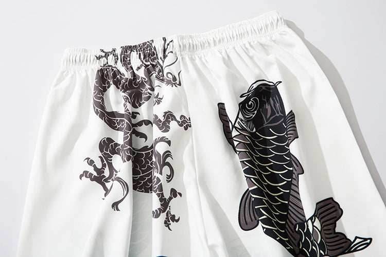 YC134 Great Waves Lightweight Pants - Black / S