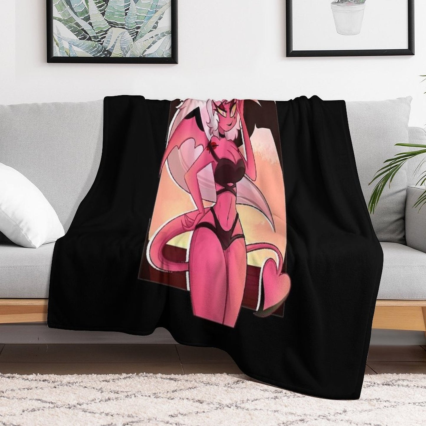 Helluva Boss Verosika Throw Blanket