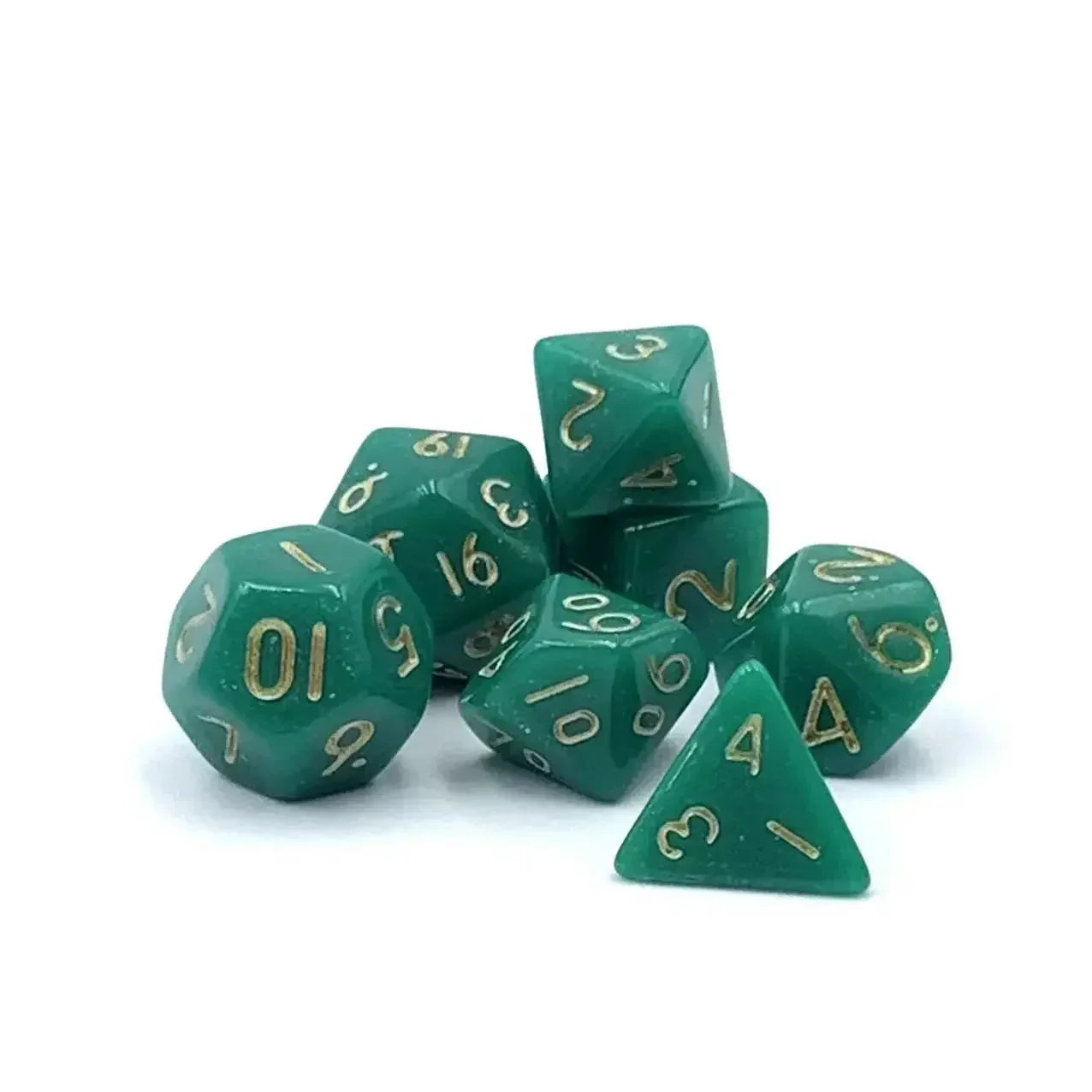 7Pcs of 10mm Mini Board Game Plastic Dice Green White Black Purple Blue Yellow Multi Color Dnd Dice Set Digital Dice Kit