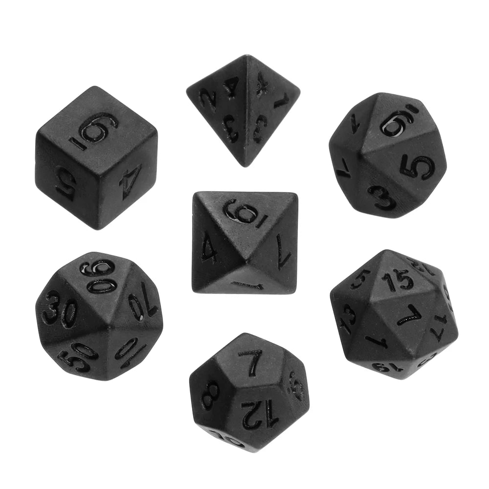 7Pcs Tortoise Dice Set Polyhedral Animal Game Dice For TRPG DND Accessories Polyhedral Dice For Board Card Game Math Games