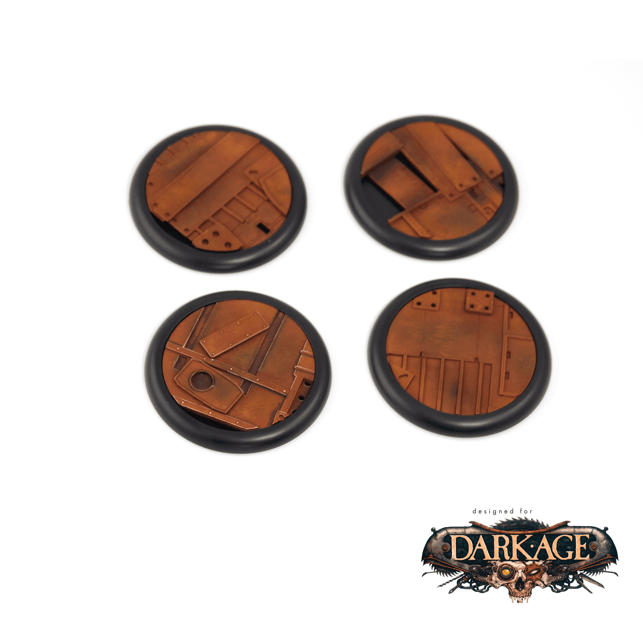 Dark Age Scrounger Base Inserts - 80mm (4)