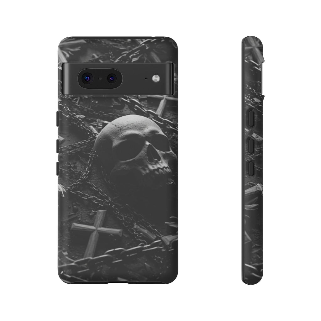Gothic Skull Tough Phone Case
