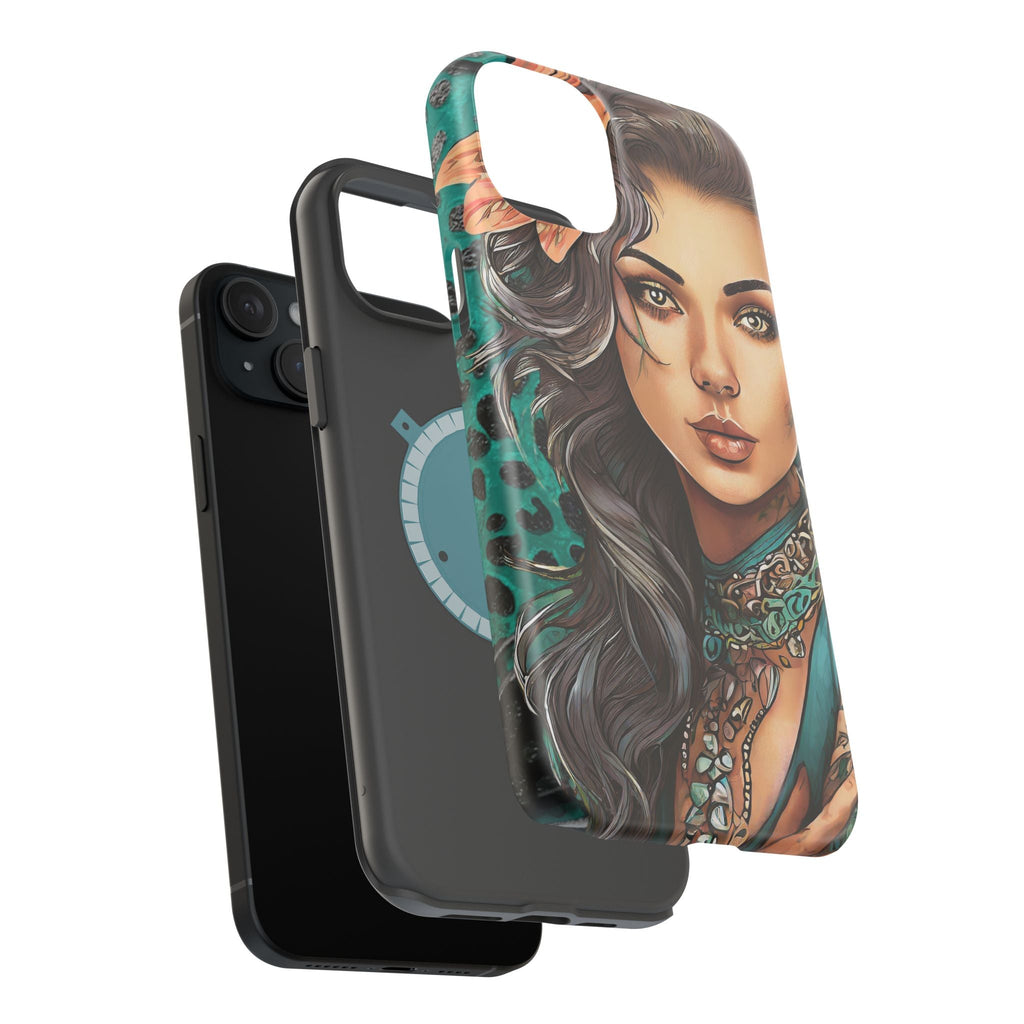 Vibrant Beauty Magnetic Tough Phone Case