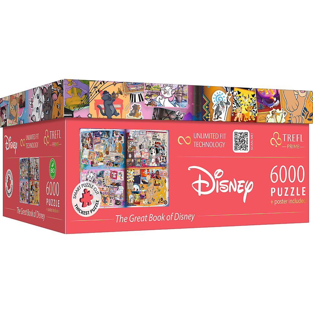 Trefl Prime Disney The Great Book of Disney 6000 Piece Puzzle