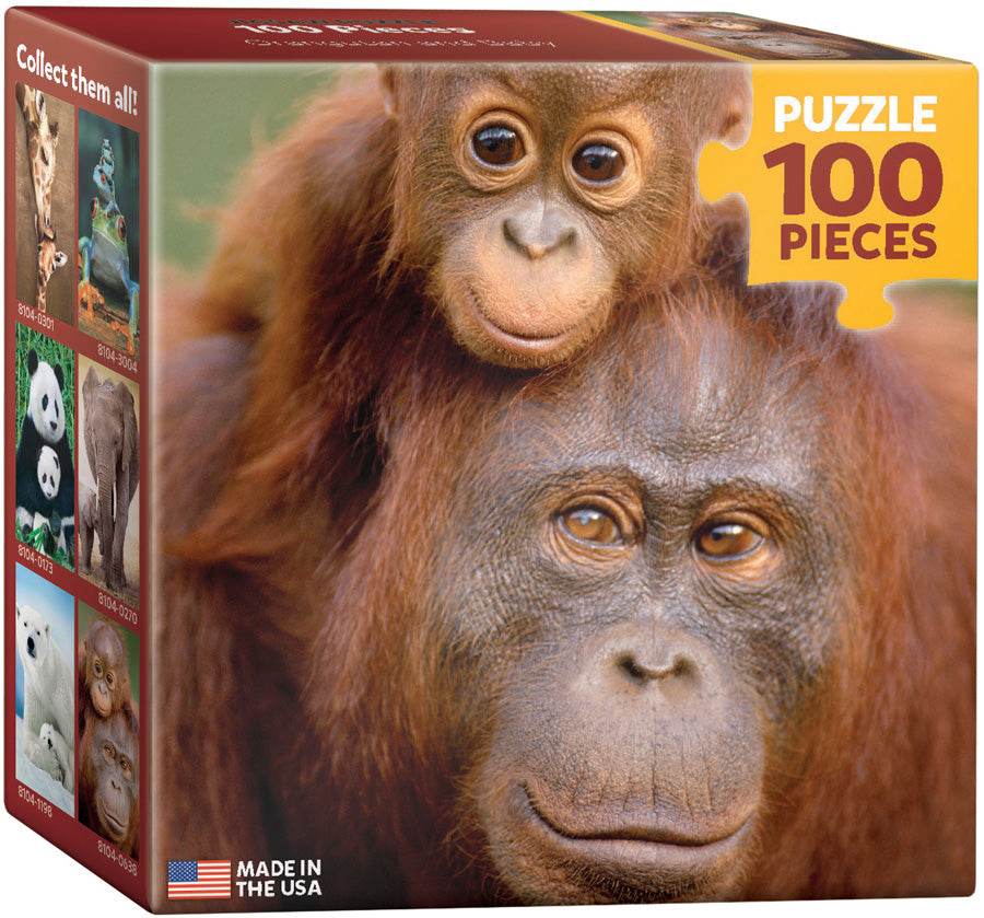 Puzzle: Mini Puzzle Collection - Orangutan & Baby - 
