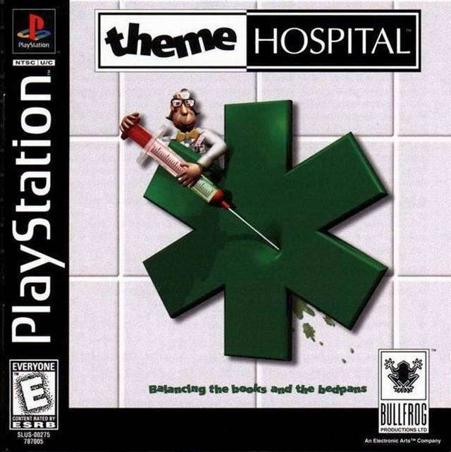 Theme Hospital (Playstation) - Game Manual Only