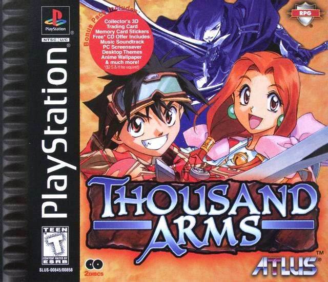 Thousand Arms (Playstation) - Game Manual Only