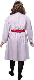 Samantha Parkington American Girl Doll Plaid Womens Costume Dress