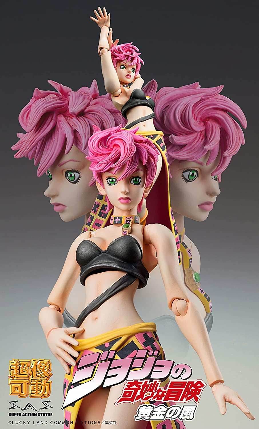 MediCos JoJo’s Bizarre Adventure Part 5: Chozo Kado Trish UNA Super Action Statue Figure - 