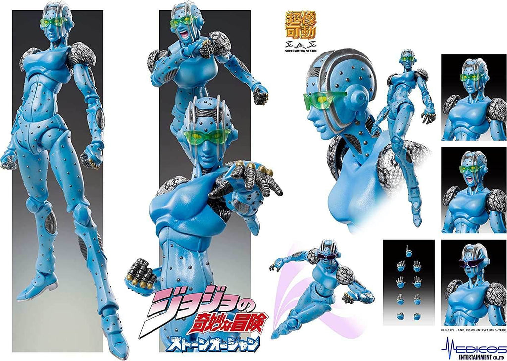 MediCos JoJo’s Bizarre Adventure Part 6: Chozo Kado Stone Free Super Action Statue Figure - 