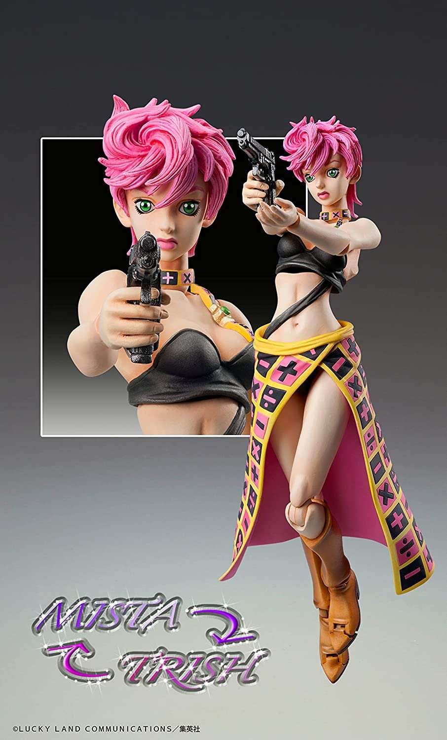 MediCos JoJo’s Bizarre Adventure Part 5: Chozo Kado Trish UNA Super Action Statue Figure - 