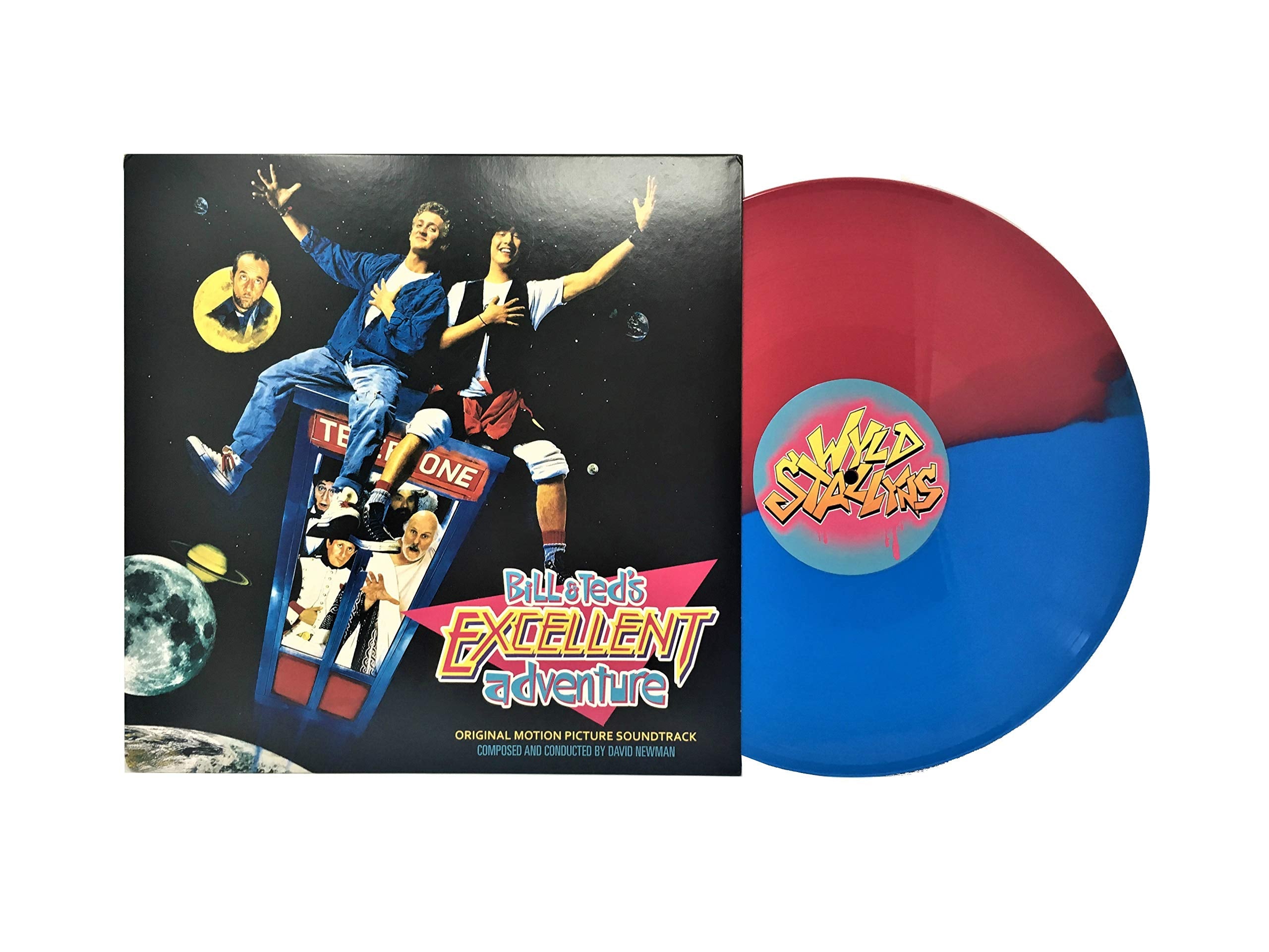 Bill & Ted's Excellent Adventure Soundtrack (Limited Edition Pink & Blue Colored Vinyl)