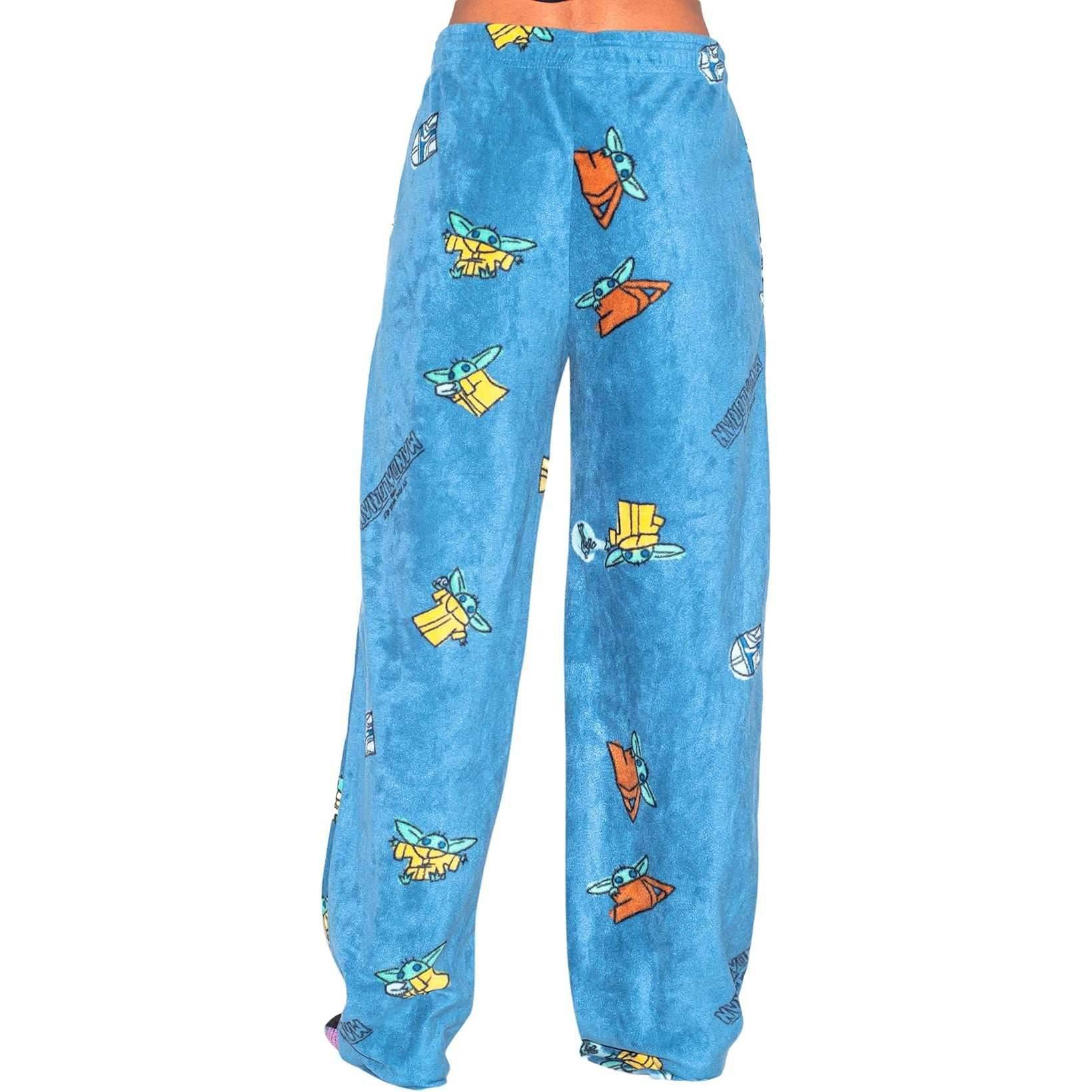 Star Wars The Mandalorian Baby Yoda Christmas Lounge Pants - S