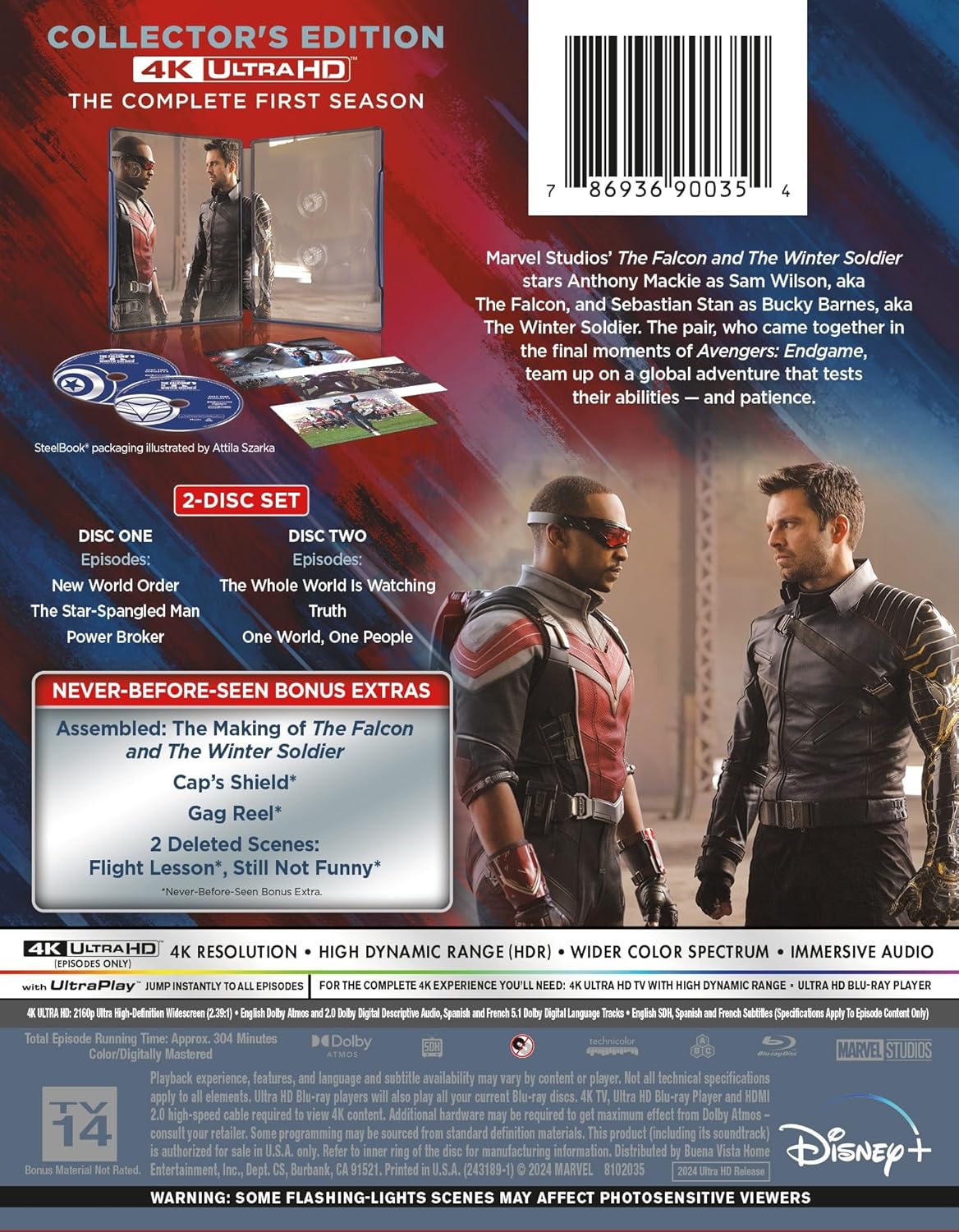 The Falcon And The Winter Soldier - Season 1 [4K UHD]