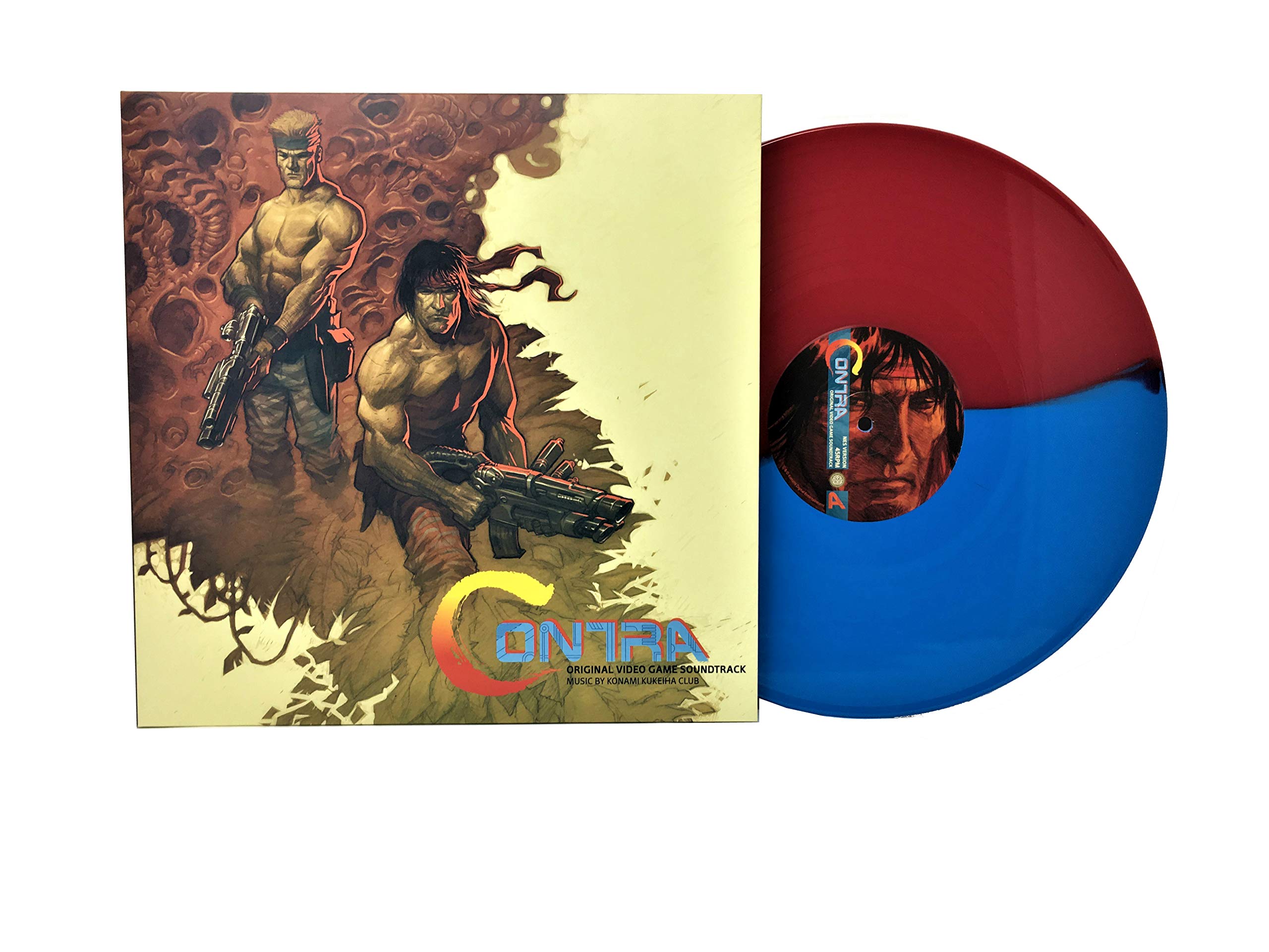 Contra Original Video Game Soundtrack (Limited Edition Red and Blue Colored Vinyl)