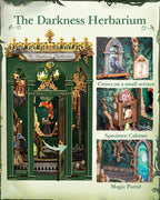 The Darkness Herbarium Dollhouse Kit - Miniature Wizardi Roombox Book Nook Kit Kit