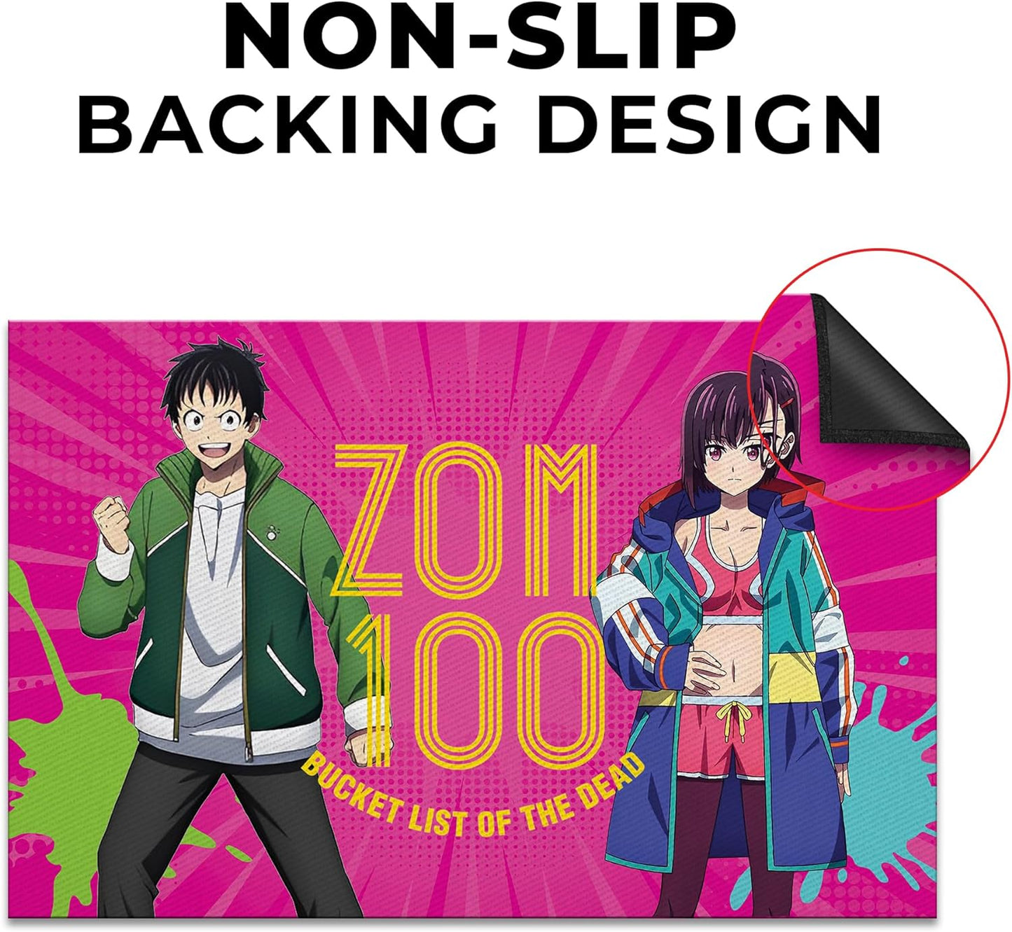 Zom 100 Gaming Rug- 62x40 inches