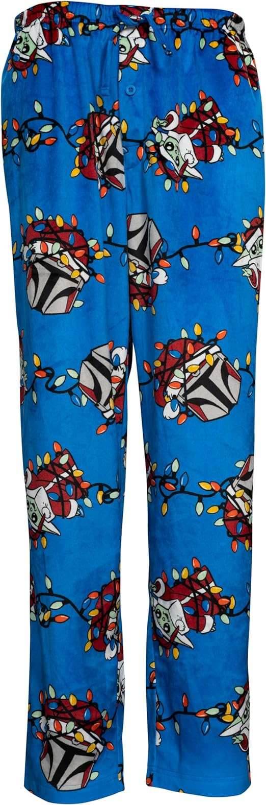 Yoda Grogu Lights Blue Lounge Pants - S