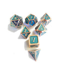 New font Dungeons & Dragons 7pcs/set Creative RPG Dice