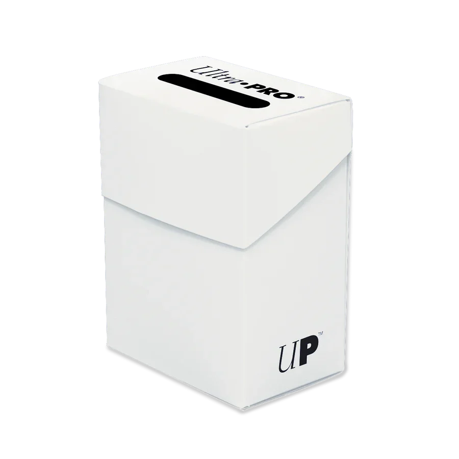 Solid Color Deck Box White