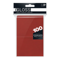 PRO-Gloss Standard Deck Protector Sleeves (Red)