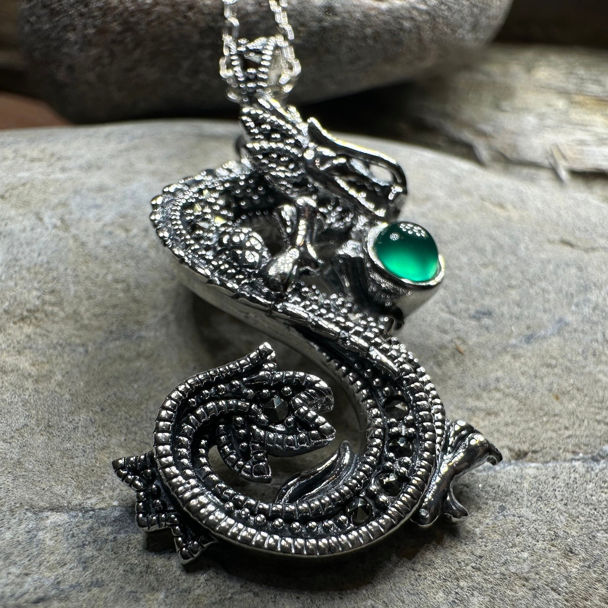 Keith Jack Celtic Dragon Necklace