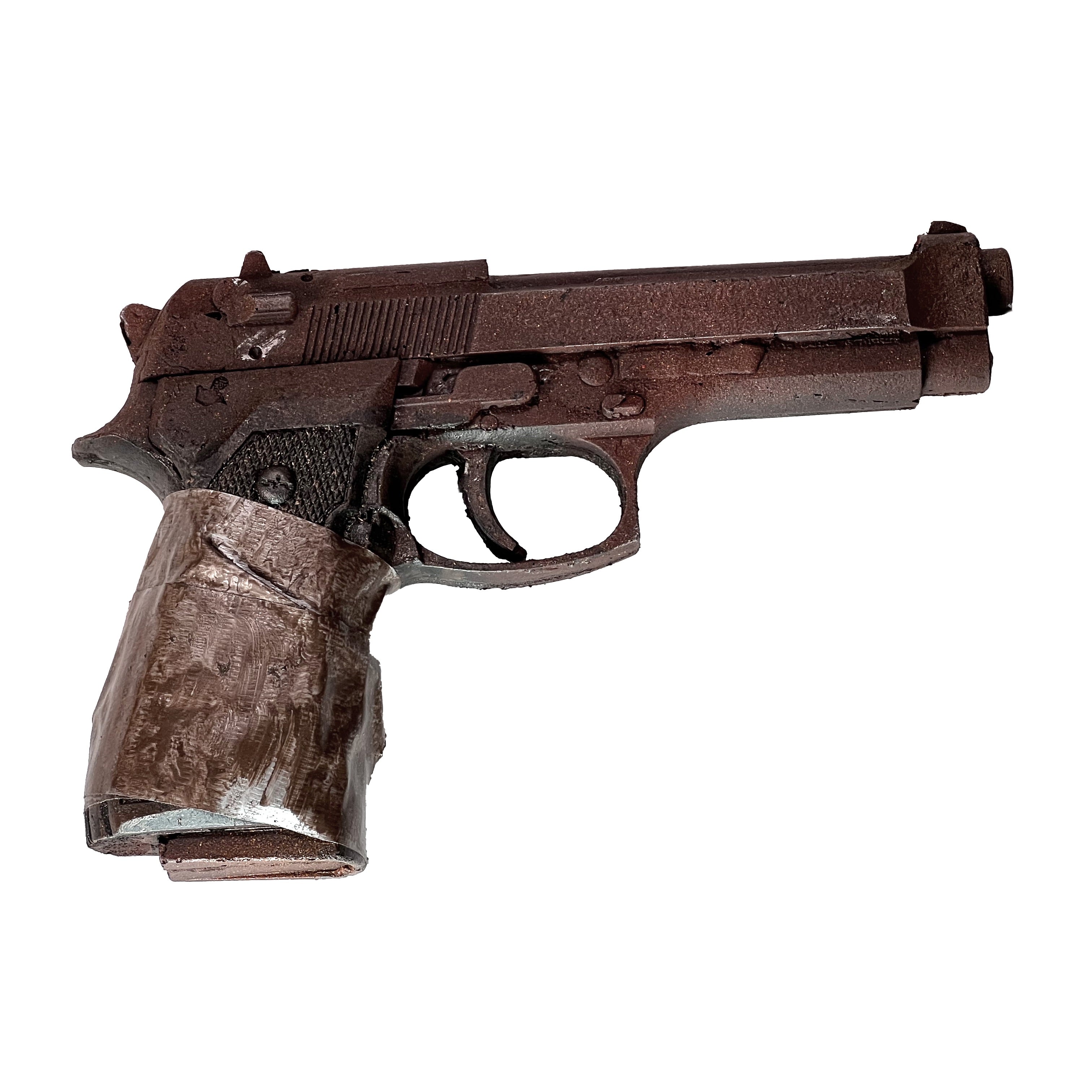 Foam Rubber Beretta 9mm Semi Automatic Style Inert Handgun Prop