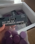 ELITE 14 Count Crokinole Discs (Choose from 10 colors) + Scoring Peg
