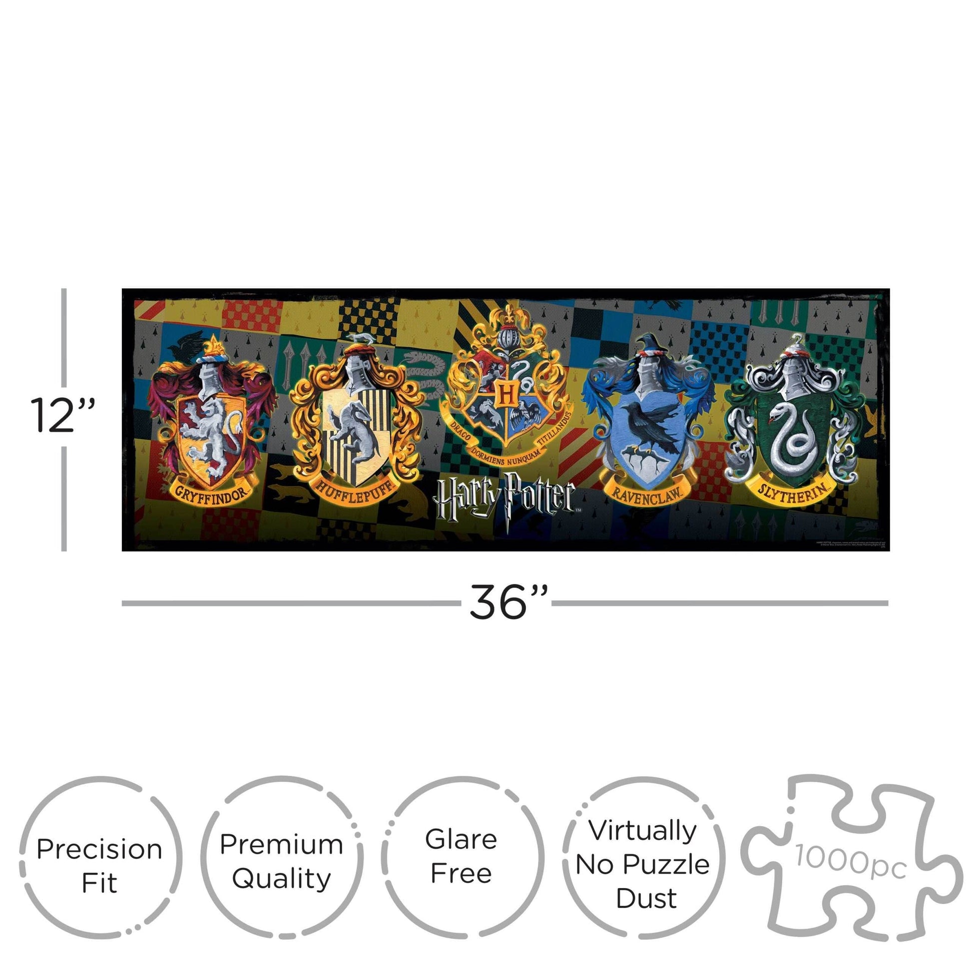 Aquarius Puzzles: Harry Potter Crests - 