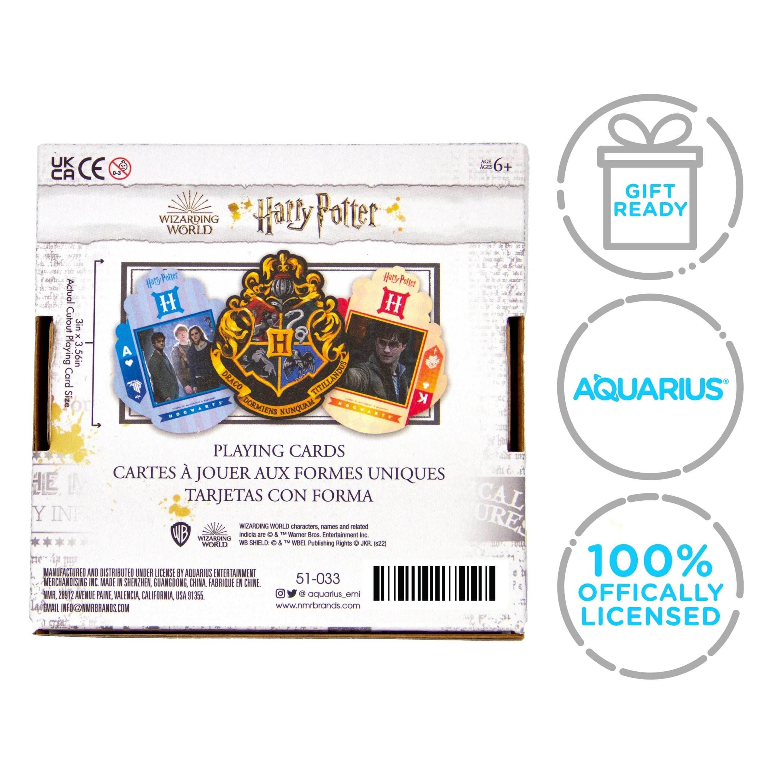 Aquarius Playing Cards: Harry Potter Shaped Cards - 