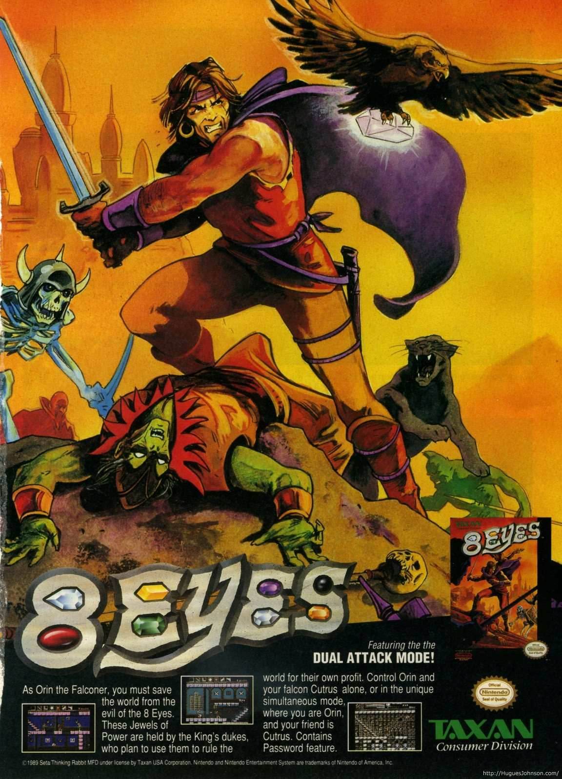 8 Eyes (Nintendo NES) - Game Only