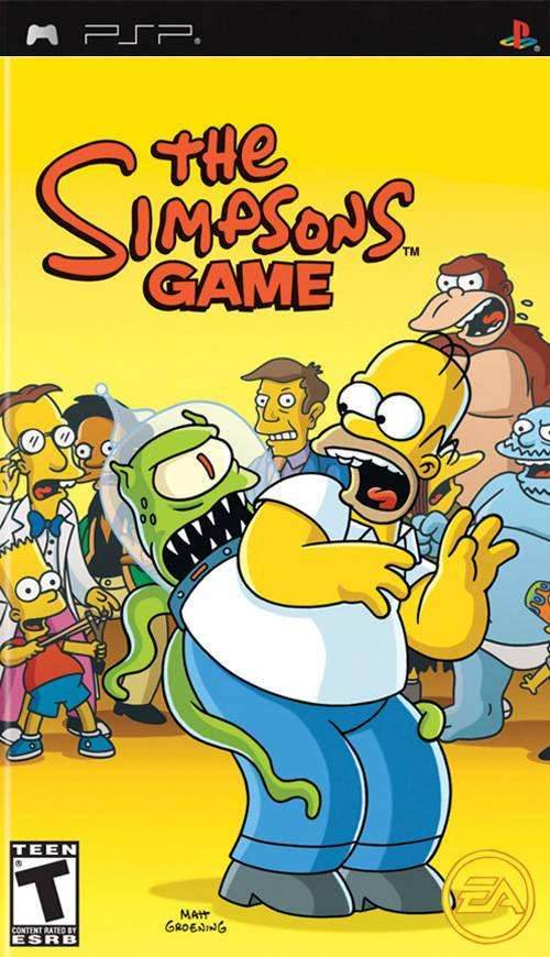 The Simpsons Game (PSP) - Game Manual Only