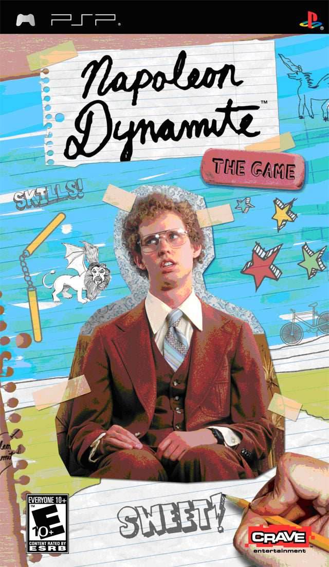 Napoleon Dynamite: The Game (PSP) - Game Manual Only