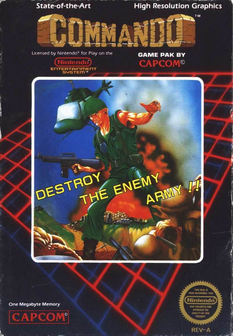 Commando (Nintendo NES) - Game Only