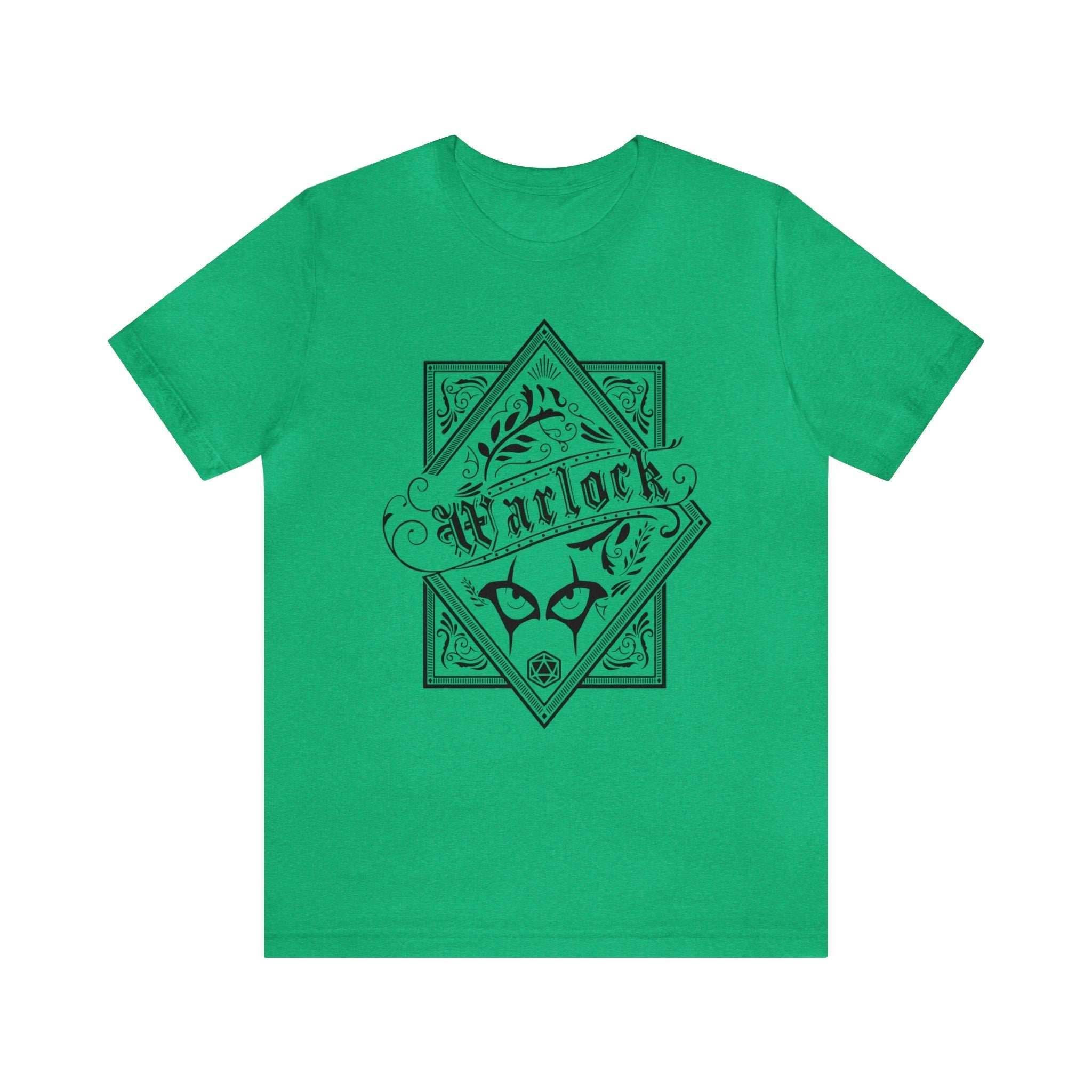 Warlock Class Shirt - Heather Kelly / S