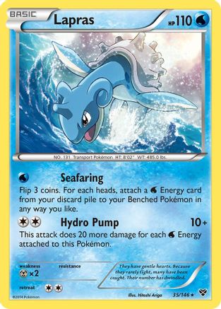 Lapras 035/146 - XY Base Set Holofoil