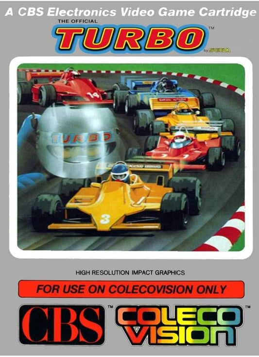 Turbo (Colecovision) - Game Manual Only