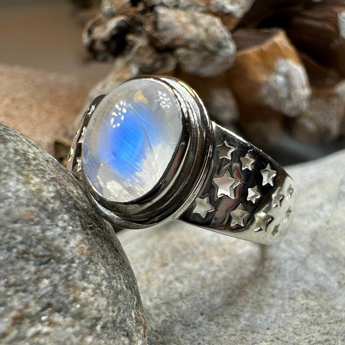 Sebille Silver Stars Ring - 5