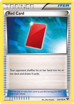 Red Card 124/146 - XY Base Set Reverse Holofoil