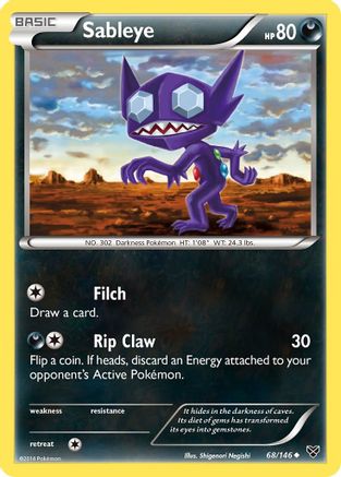 Sableye 068/146 - XY Base Set