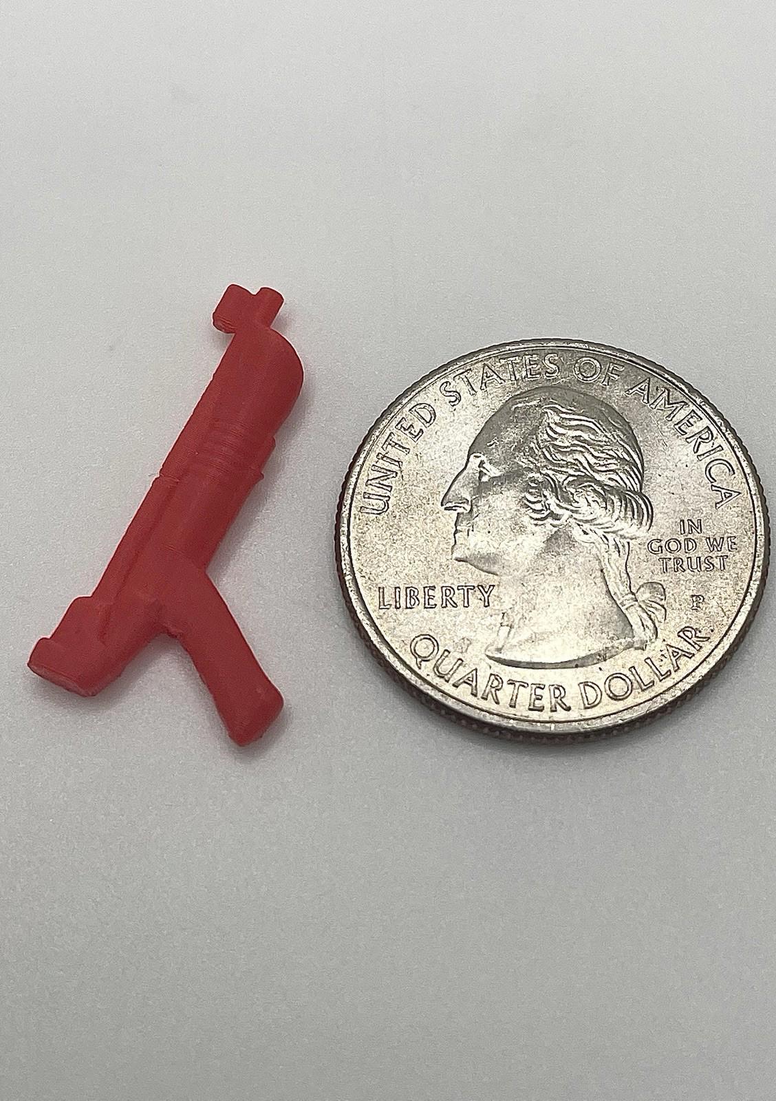 Vintage Mattel Food Fighters 1988 Burgerdier General Gun weapon REPRO part