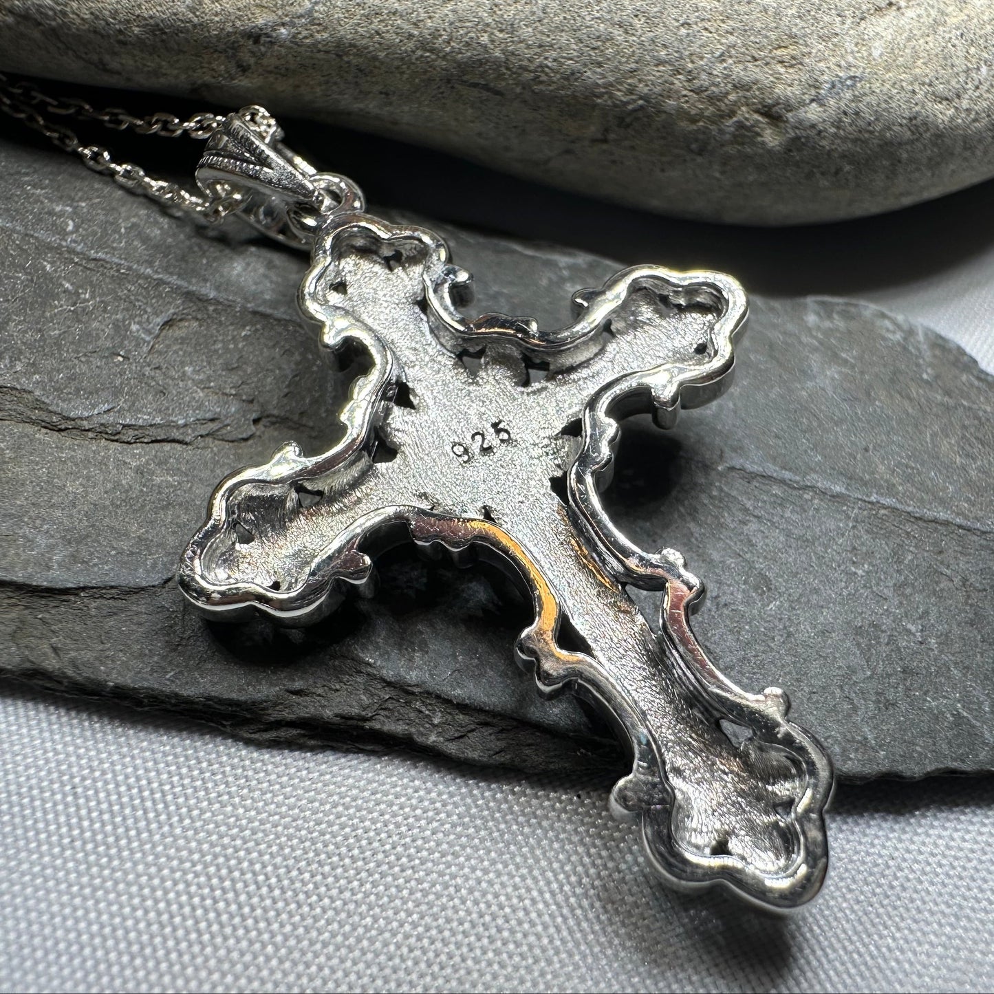 Scottish Skinnet Cross Necklace