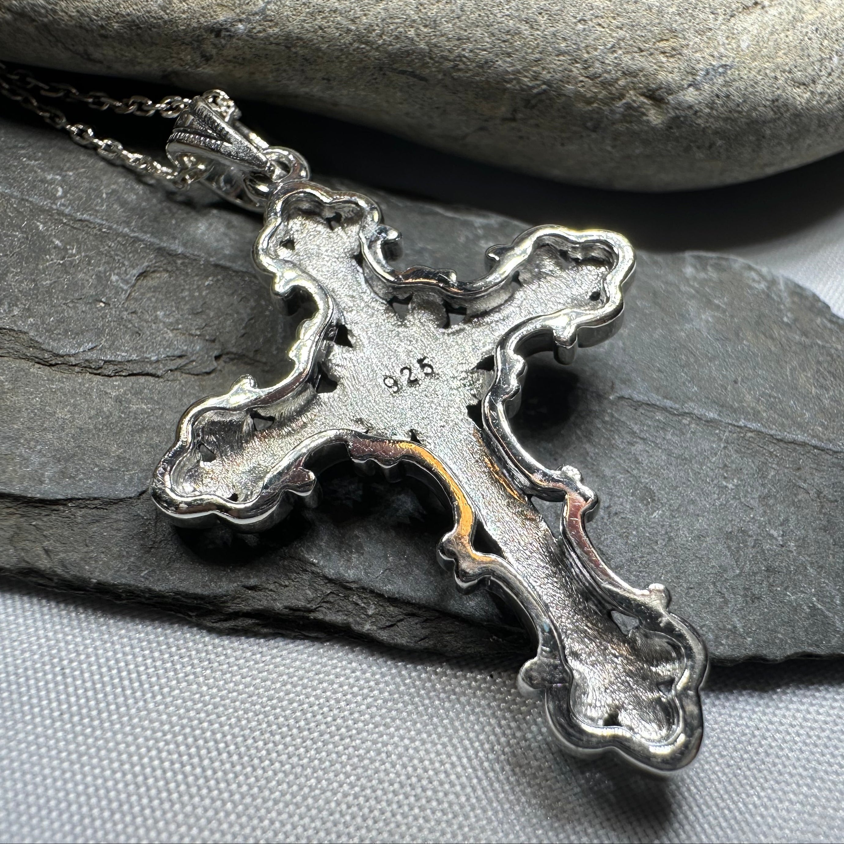 Scottish Skinnet Cross Necklace